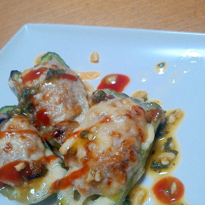 グリルで簡単にできるイタリアン風ピーマンの肉詰め レシピ 作り方 By あんみっちゃん 楽天レシピ グリルで簡単にできるイタリアン風ピーマンの肉詰め レシピ 作り方 By あんみっちゃん 楽天レシピ